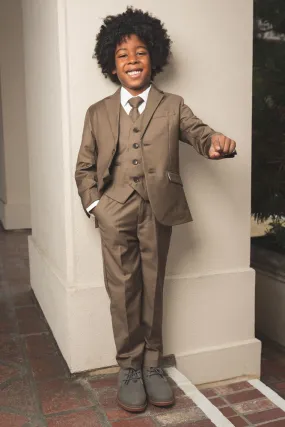 007 Kids Mocha Suit 5-Piece Set