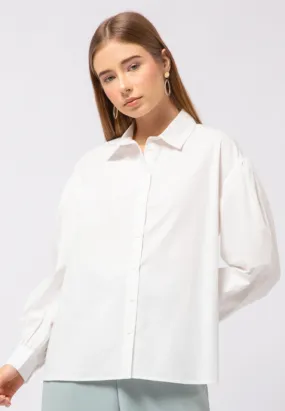 Bell Sleeve Oversized Blouse