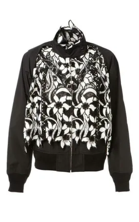 Broderie Anglaise Floral Cotton Jacket