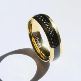 Carbon Fibre | Tungsten Carbide Ring 8mm