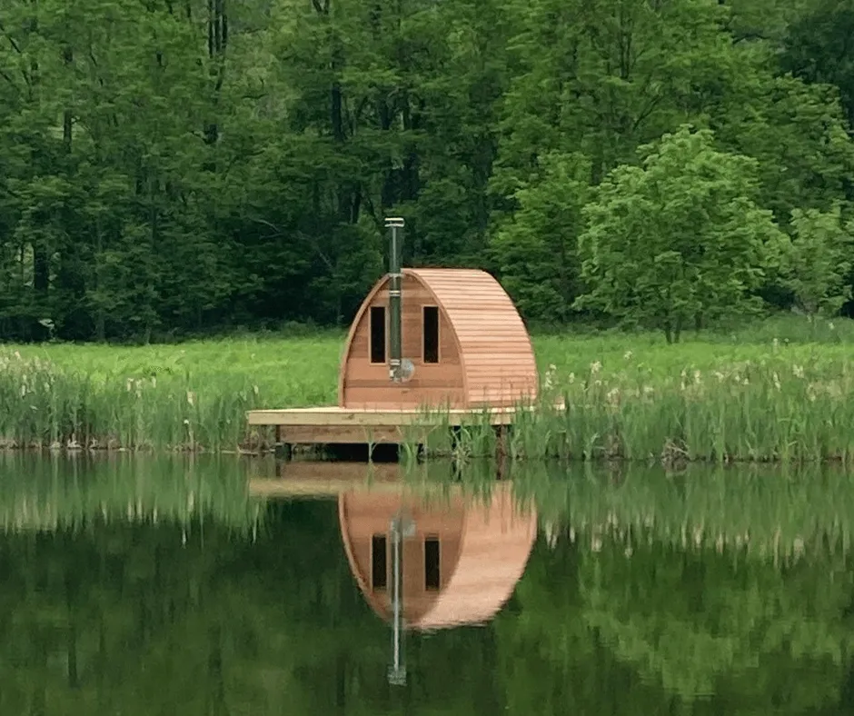 Dundalk LeisureCraft Clear Cedar POD Sauna