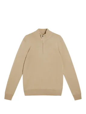 Kiyan Quarter Zip Sweater / Safari Beige