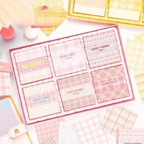 Korean Grid Type Huge Memo Notes Box