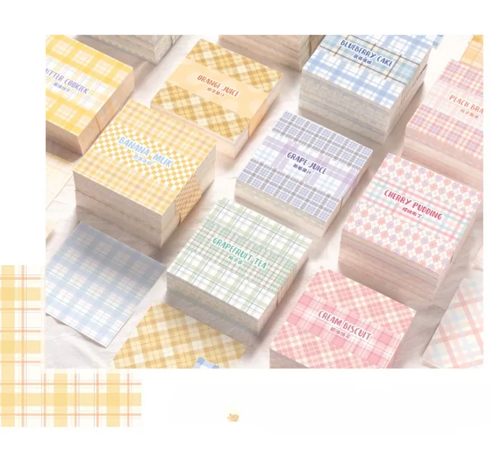 Korean Grid Type Huge Memo Notes Box