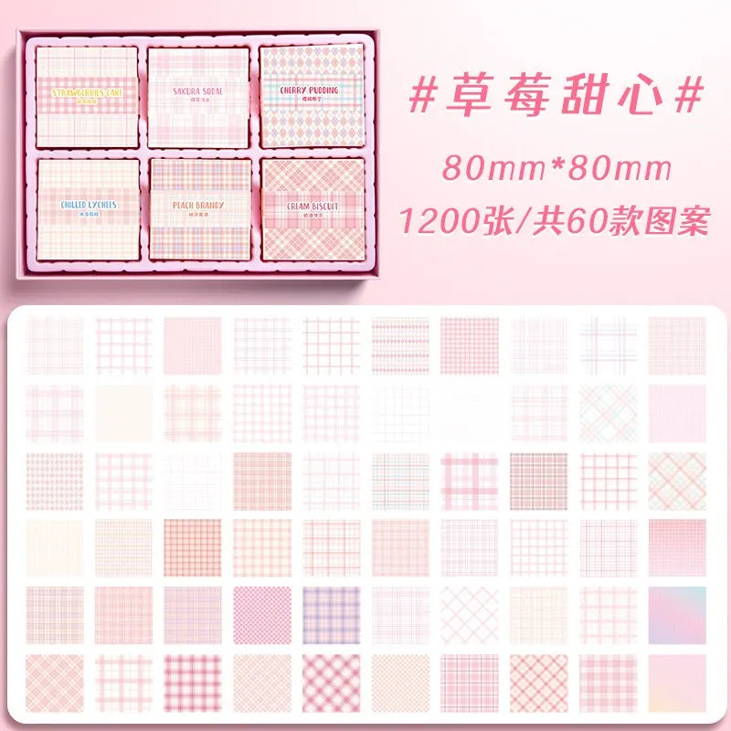 Korean Grid Type Huge Memo Notes Box