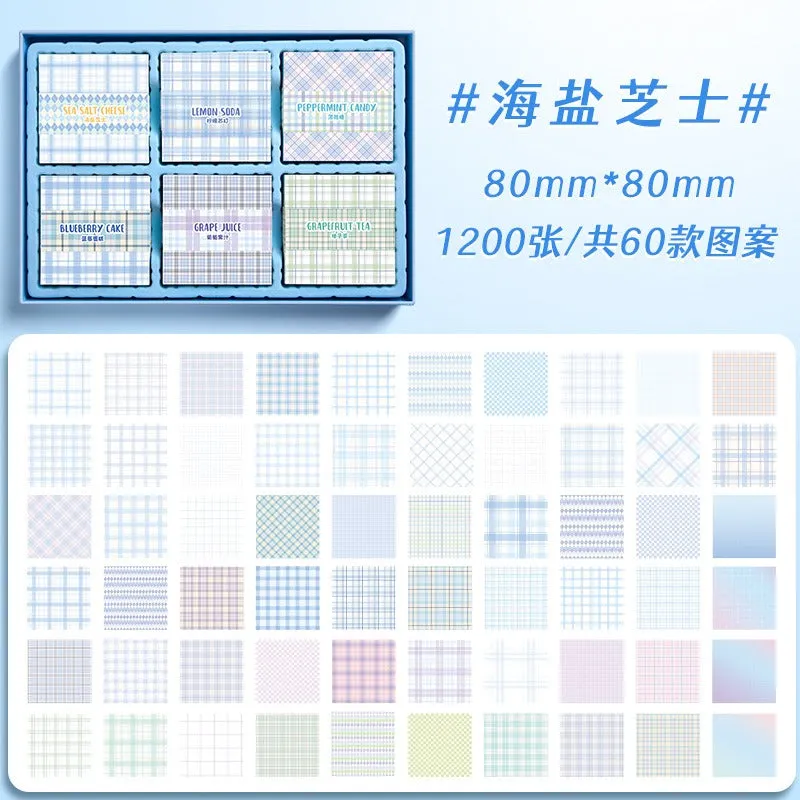 Korean Grid Type Huge Memo Notes Box