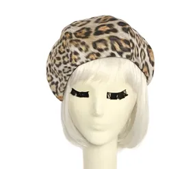 Leopard Beret Hat