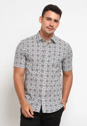 Printed short sleeves shirt