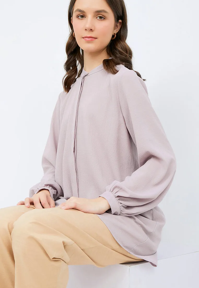 Regular Fit Puff Sleeves Tunic