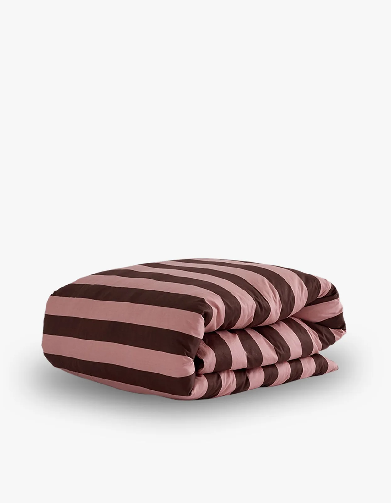 Rocky Road Stripe Quilt Cover - Pink