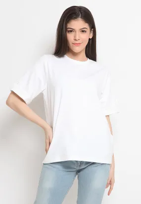 Rolled up short sleeve t-shirt