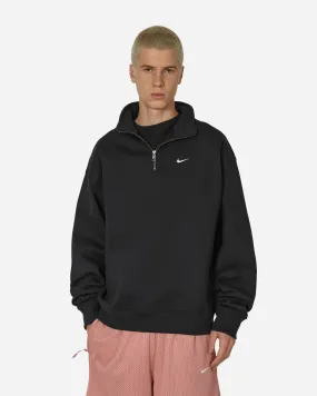 Solo Swoosh 1/4 Zip Sweatshirt Black