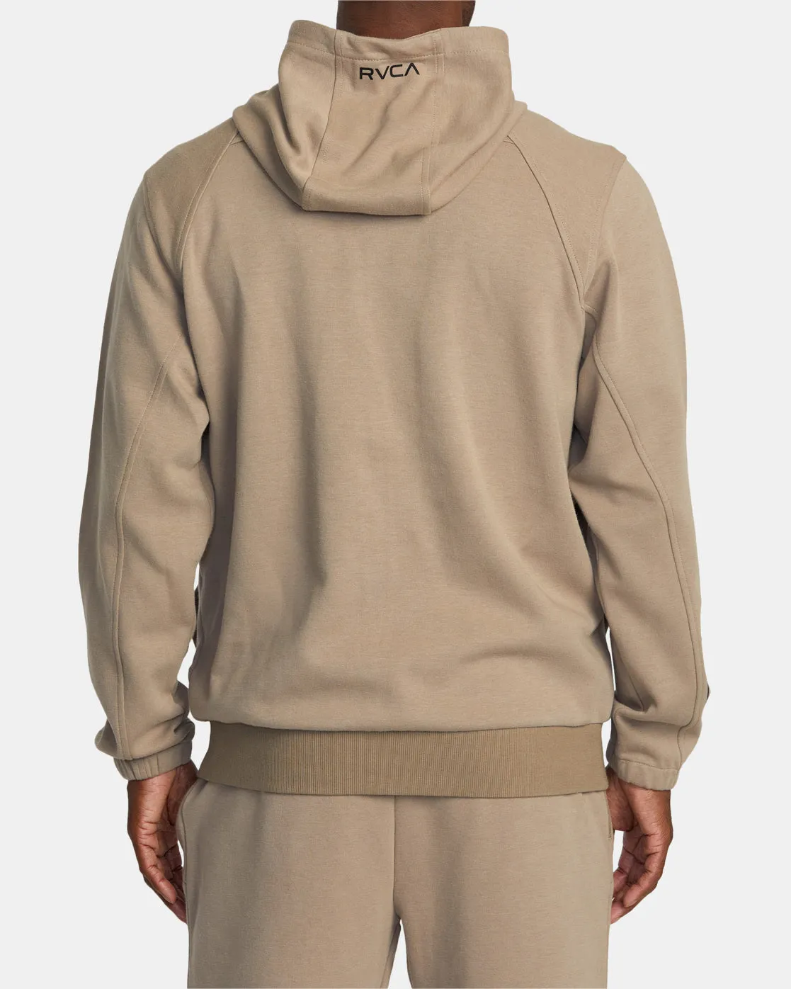 Tech Zip-Up Fleece Hoodie II - Dark Khaki